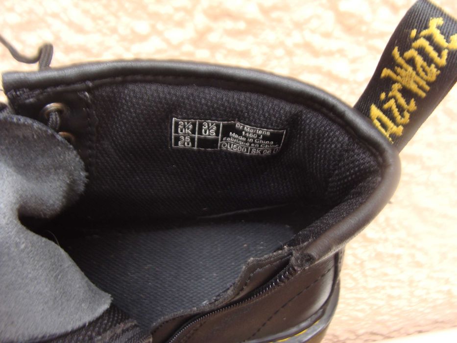 35/22 см Dr.Martens 1460 ботинки кожаные черные оригинал