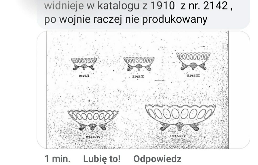 Misa szklana Ząbkowice z 1910r.