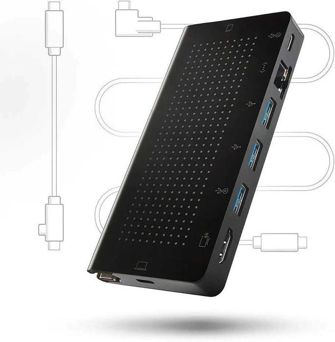 Twelve South StayGo | USB-C Hub for Type C