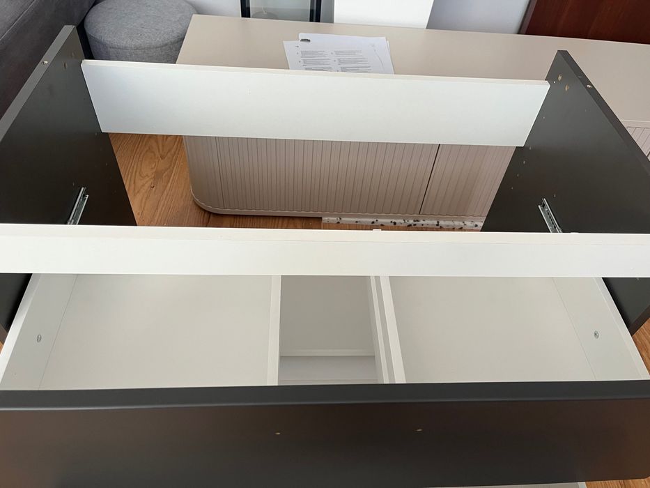 Wisząca szafka do łazienki 80cm antracyt