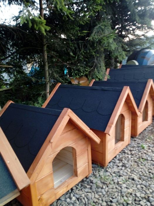 Piękne drewniane budy dla psa,ocieplane,Polecam