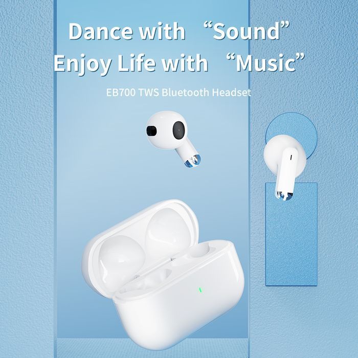 Rock Słuchawki bluetooth TWS EB700 białe