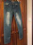 Damskie spodnie jeans S spodnie rurki dla nastolatki 36