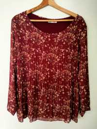 Blusa bordeaux pelissada