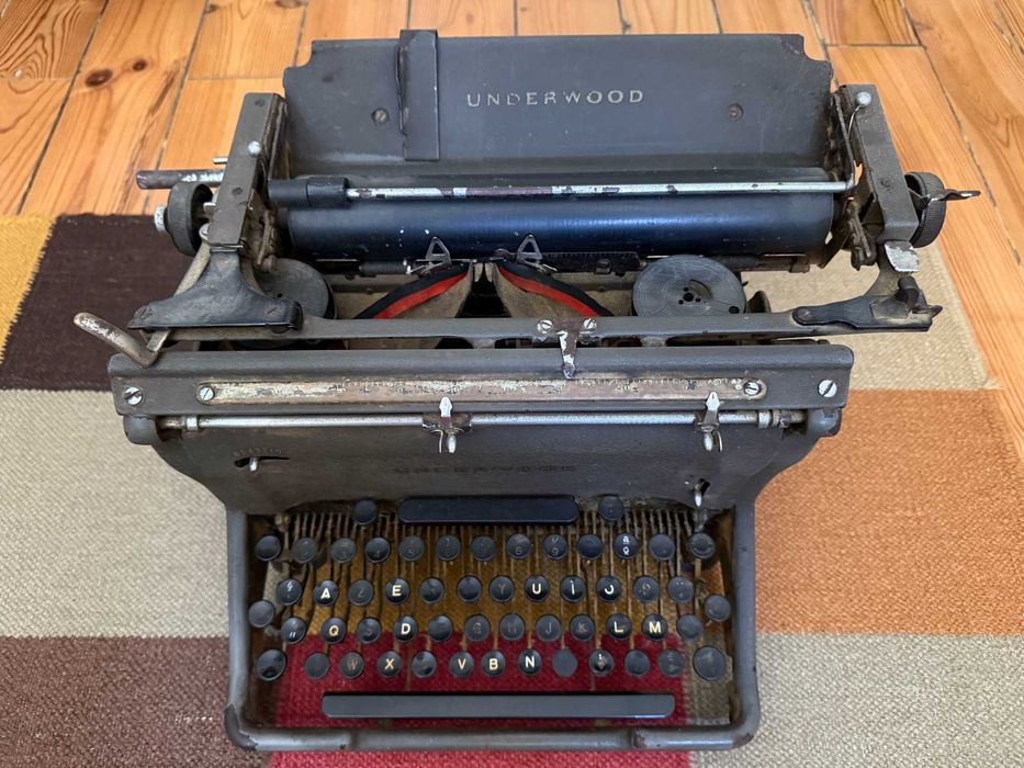 Máquina de Escrever Vintage Underwood – Em funcionamento!