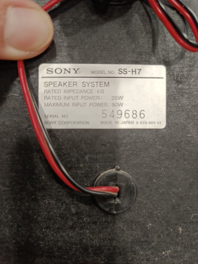 Colunas de som Sony