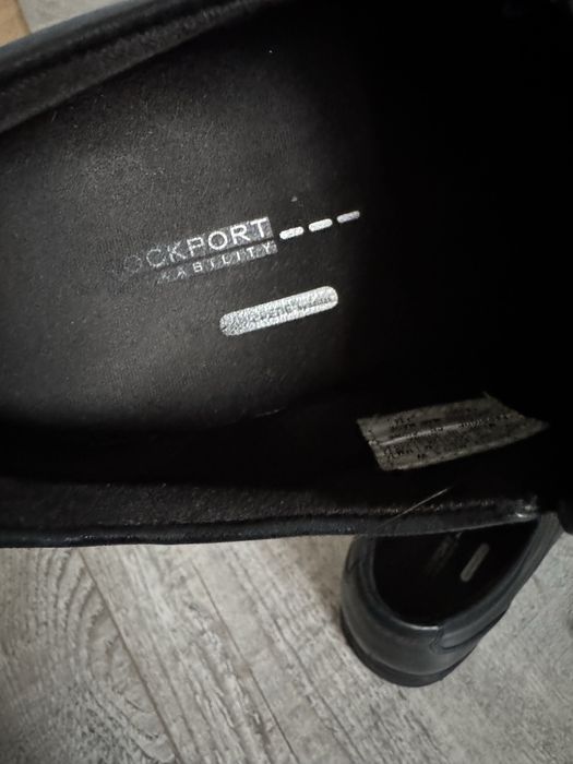Męskie skórzane buty wsuwane Rockport