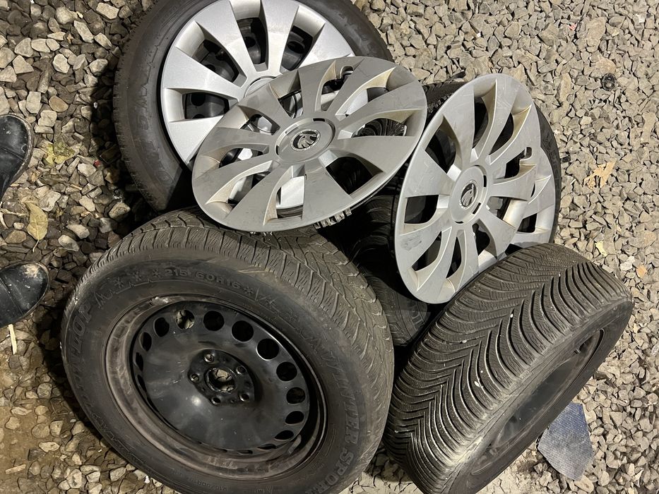 Колеса шини зима Skoda Vw r16 215 60 5/112