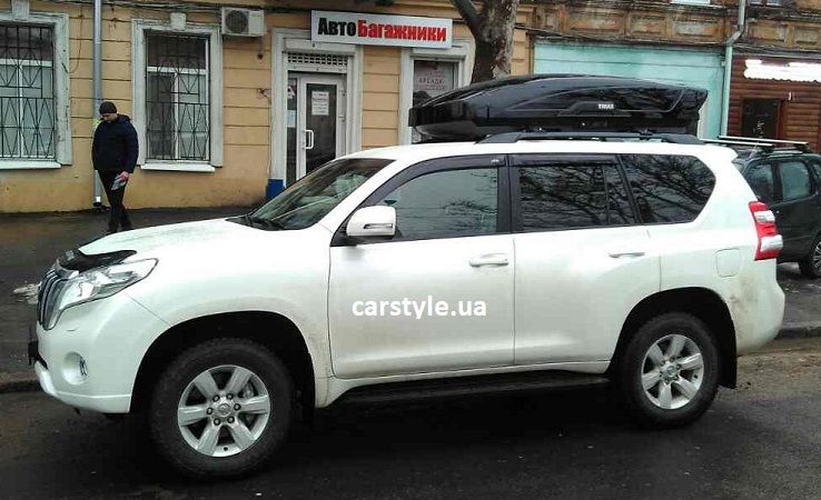 Автобокс на дах Thule Motion XT L чорний сірий глянець 195x89x44 450л