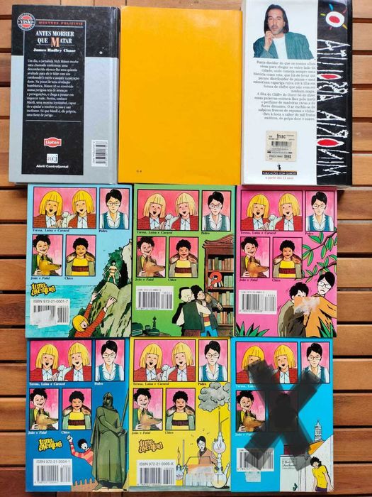 Livros de várias coleções 1€ e 1,50€