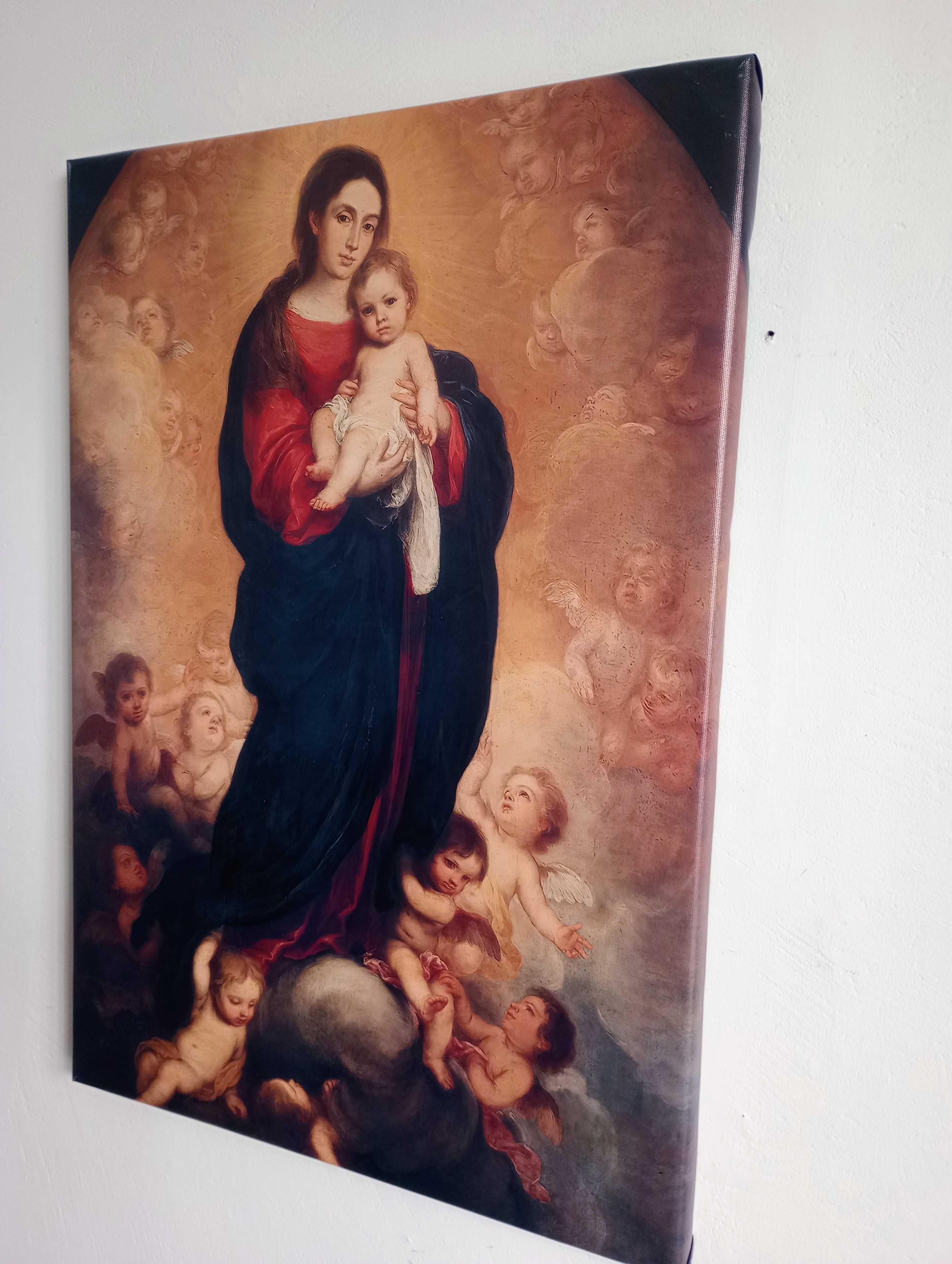 Obraz na płótnie -Virgin And Child In Glory, Bartolomé Esteban Murillo