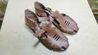 Сандалі чоловічі дермантинові радянські розмір 28 бежеві літнє взуття