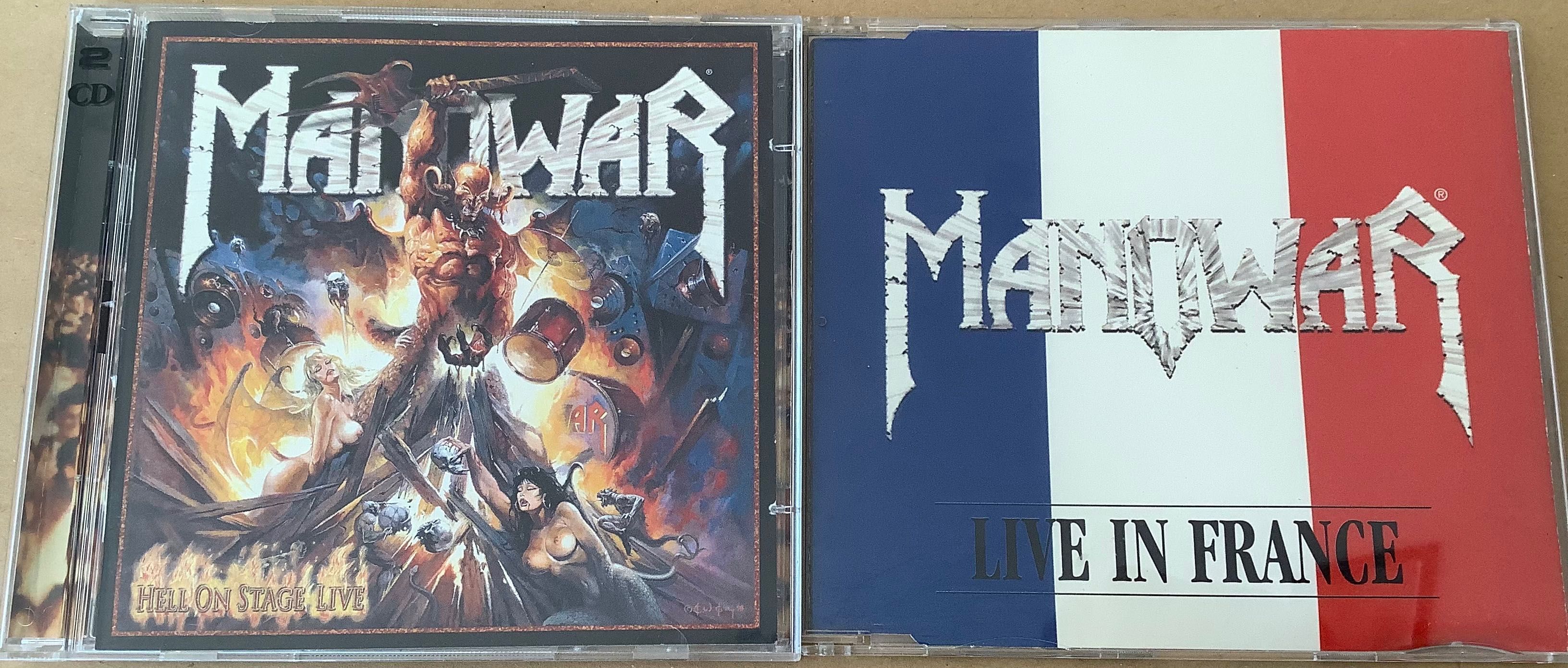 Manowar ‎– Hell On Stage Live + live in France
