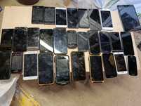 Smartfony zestaw Samsung LG Huawei iphone