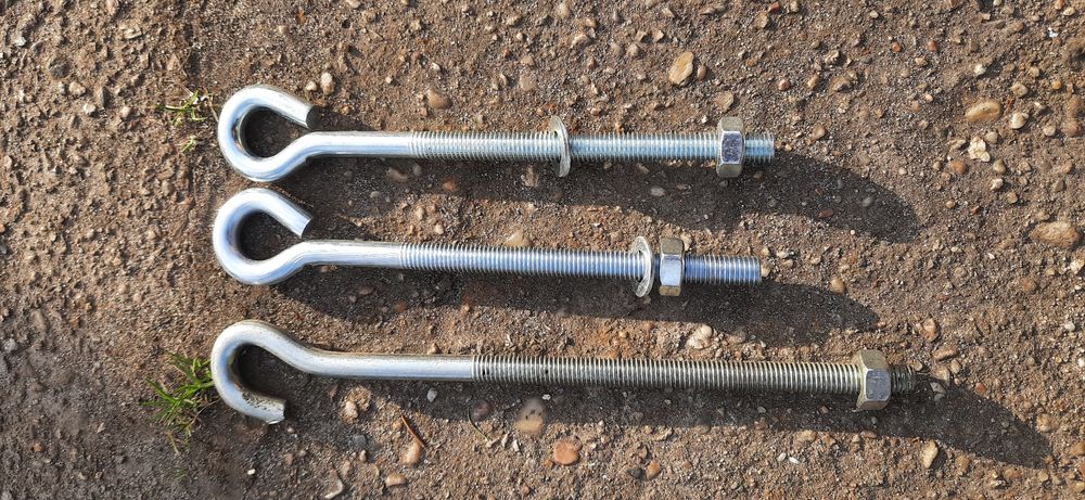 Wyprzedaż garażowa szekle haki dwustronne nowe