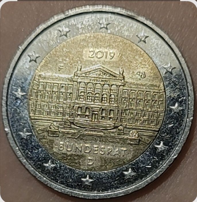 Moeda 2€, Alemanha 2019