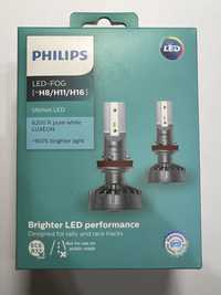 Лед Led лампы 12V Philips Н8 Н11 Н16