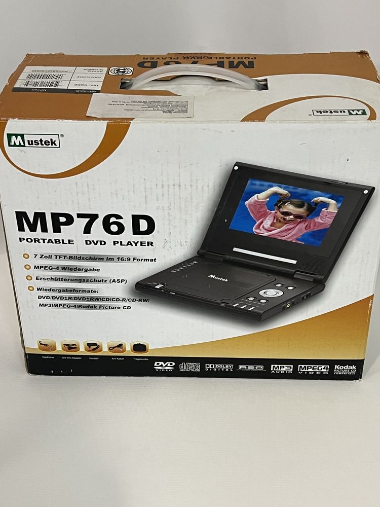 Портативний DVD Mustek 76 D