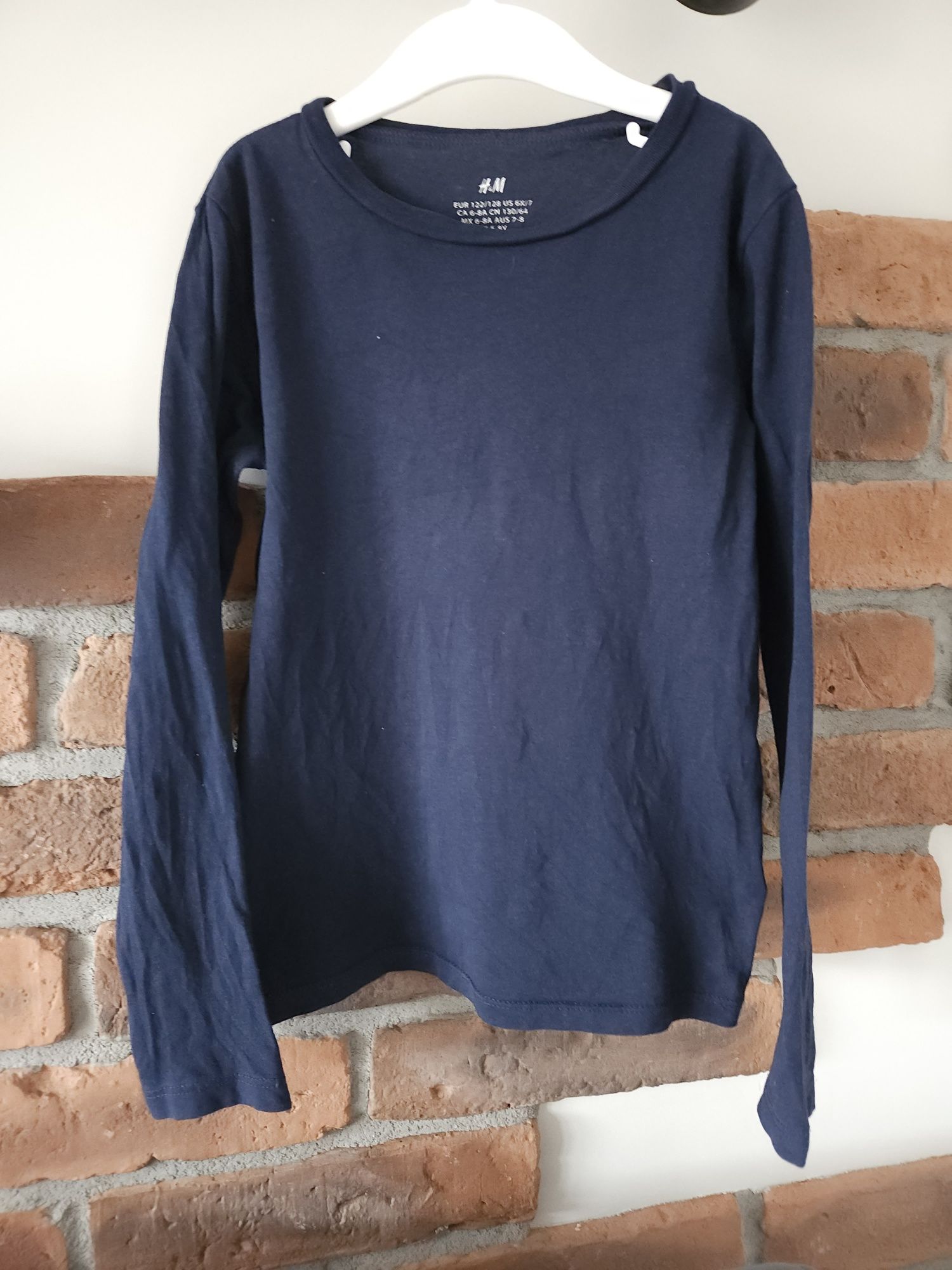 Bluzka z długim rękawem h&m 122/128