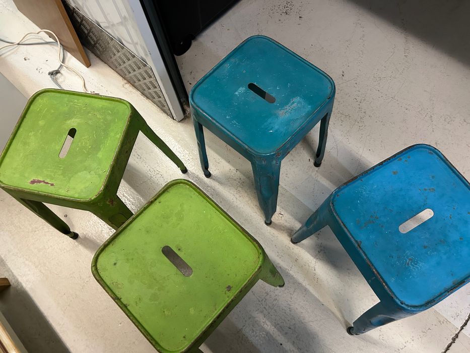 Pack 4 taburetes estilo industrial