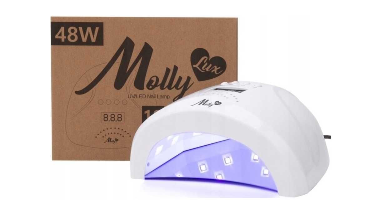 NOWA Lampa do manicure hybrydowego Żelu 48W Molly Lux 1s - Biała