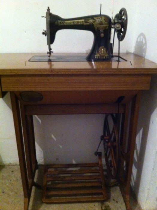 máquina de custura singer antiga!
