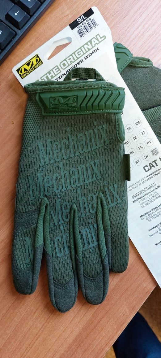 Rękawice taktyczne Mechanix Original olive drab rozm. L