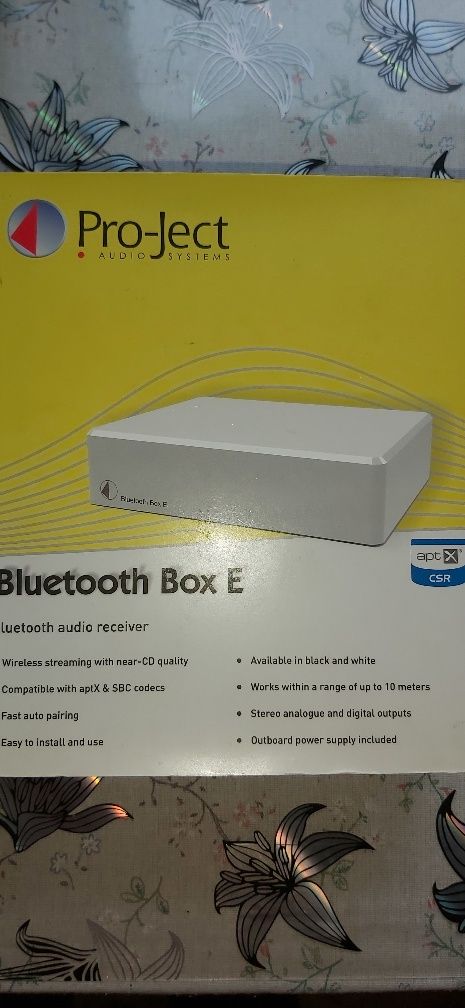 "Pro~Ject" bluetooth ресивер