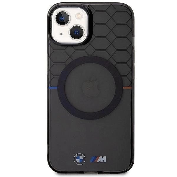 Etui Bmw Pattern MagSafe na iPhone 14 Plus - szare