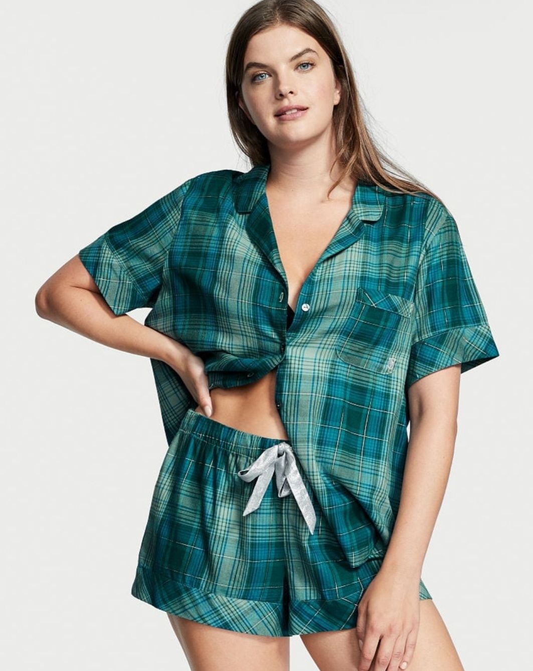 Піжама Victoria's Secret Flannel PJ Set Print.