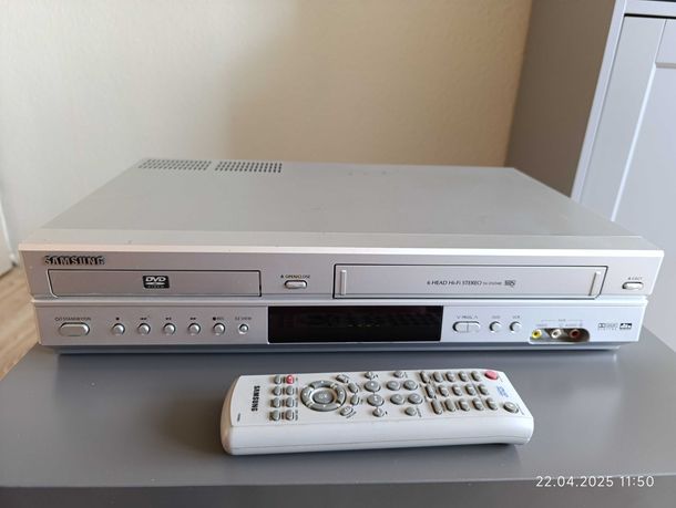 Odtwarzacz DVD/VHS, Samsung,złącze Euro
