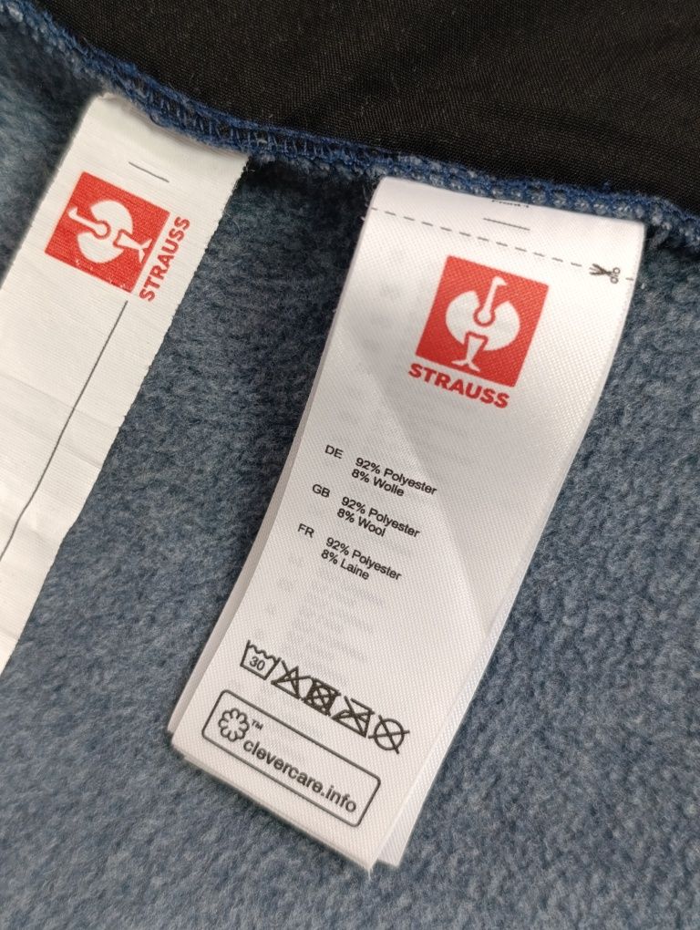 Bluza Polarowa Strauss 146-152 Niebieska