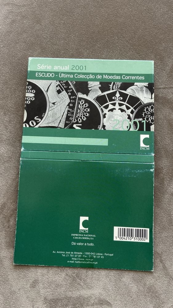 Carteiras / conjuntos de moedas Escudo comemorativas