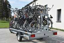 Wynajem przyczepy do transportu 15 rowerów