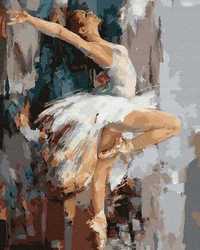 Malowanie Po Numerach Baletnica Abstrakcja Obraz z Ramą 40x50