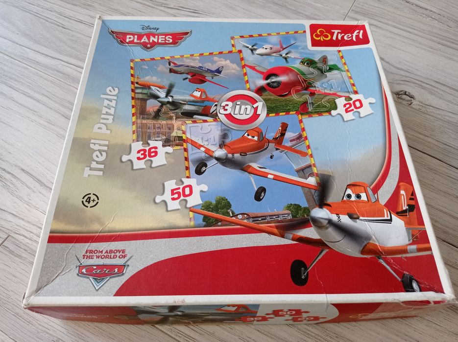 Puzzle Trefl 3 w 1 dla fanów bajki 