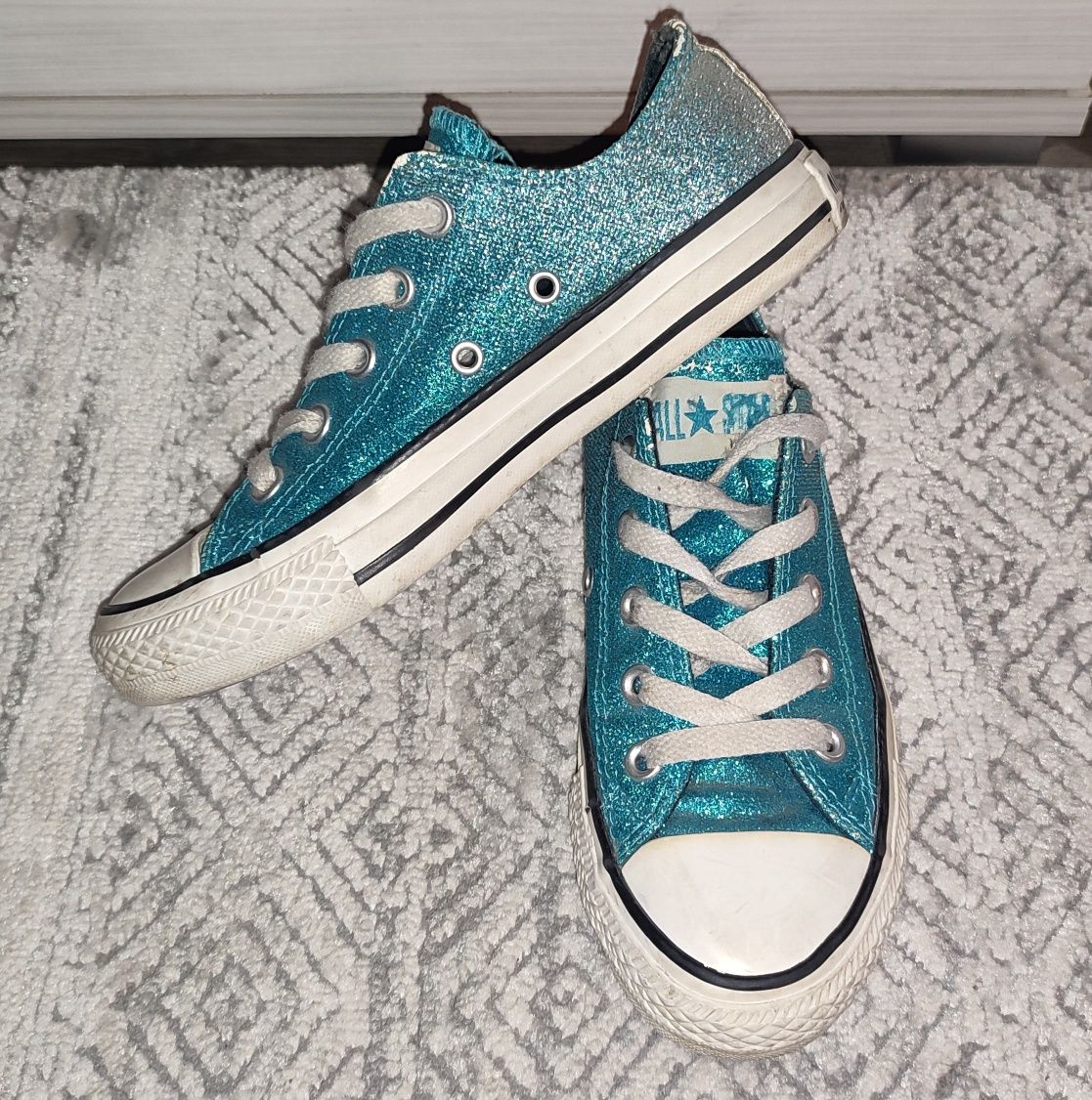 Trampki Converse All Star r. 35 / 22 cm brokat