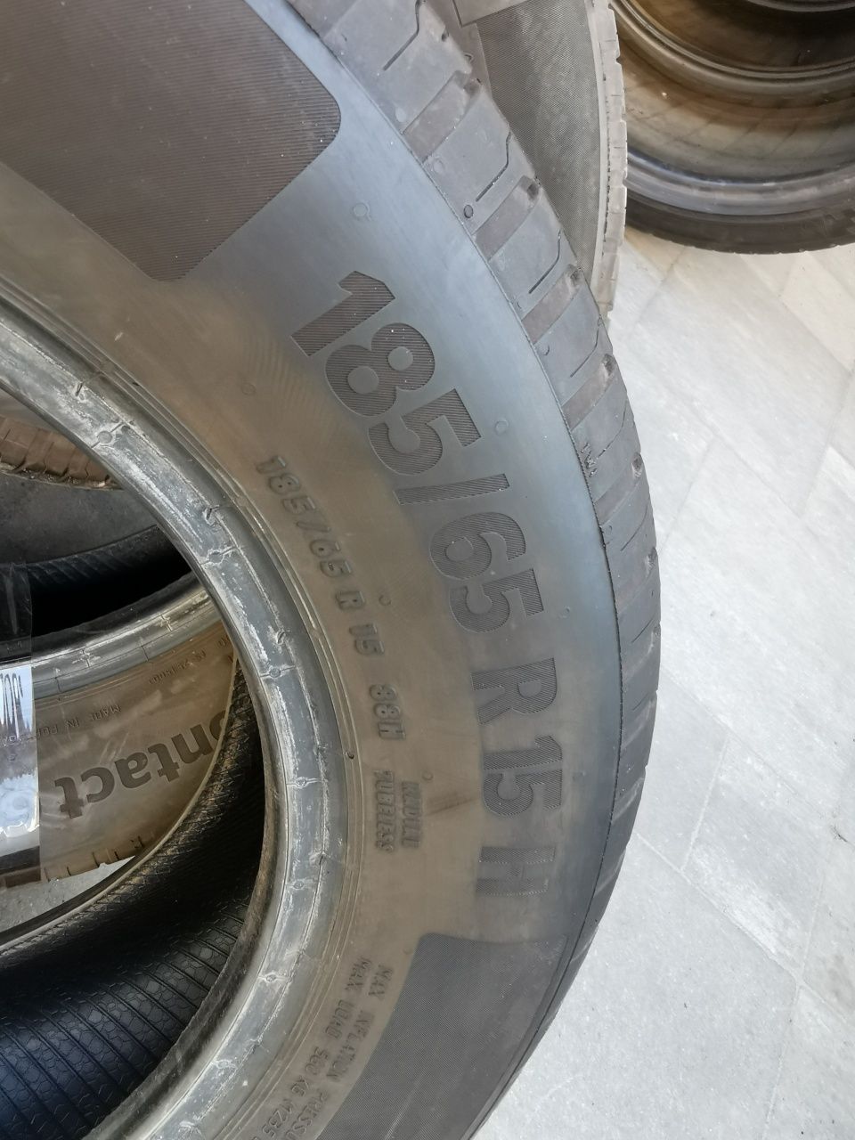 Летняя резина 185/65 R15 Continental eco6