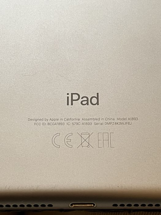 IPad 6a geraçao - 32GB - 1 dono, impecável