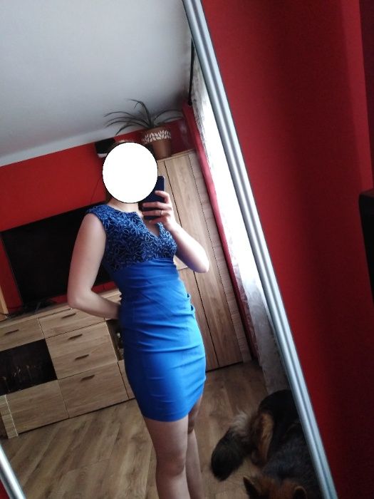 sukienka niebieska rozmiar S