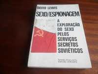 "Sexo/Espionagem" de David Lewis 1ª Edição de 1977 Edições AFRODITE