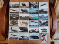 Kolekcja starych pocztówek , Zeppelin , Sterowiec ( 500zł )