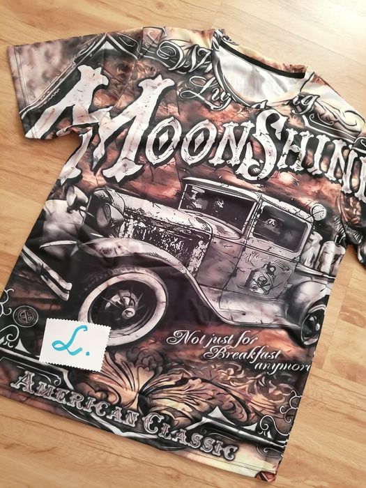 T-shirt podkoszulek męski Vintage R L