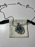 niebieski naszyjnik vivienne westwood orb vintage y2k affliction rap