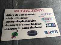 Reklama części samochodowe baner plastkowy szyld reklamowy