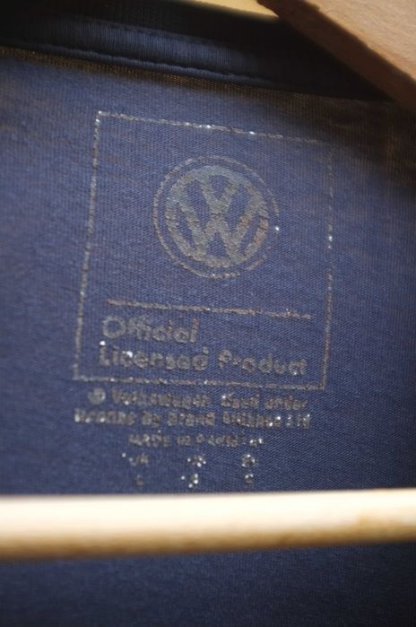 granatowy T-shirt koszulka Volkswagen Official Golf MK1 Classic Auto S