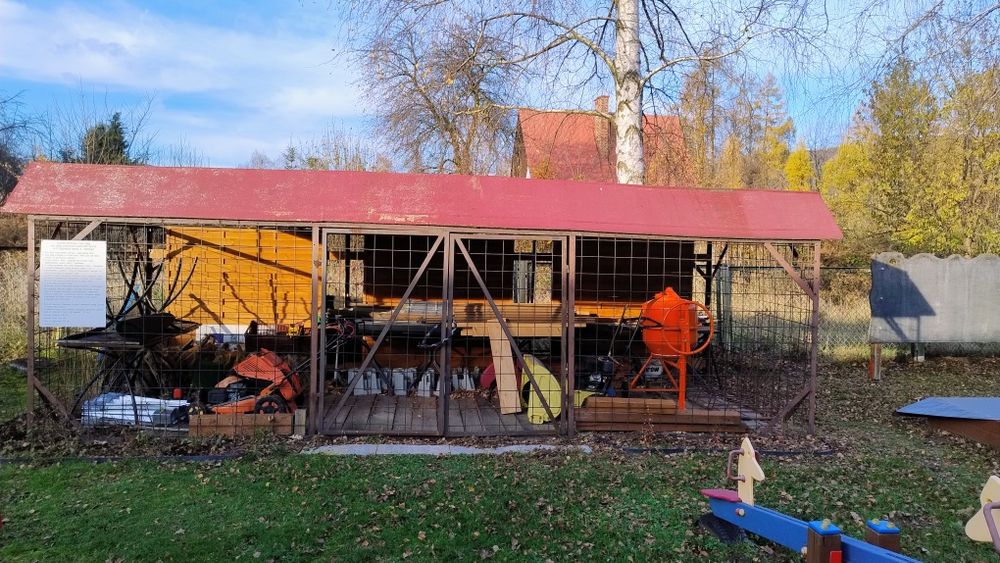 Garaż, wiata stalowa