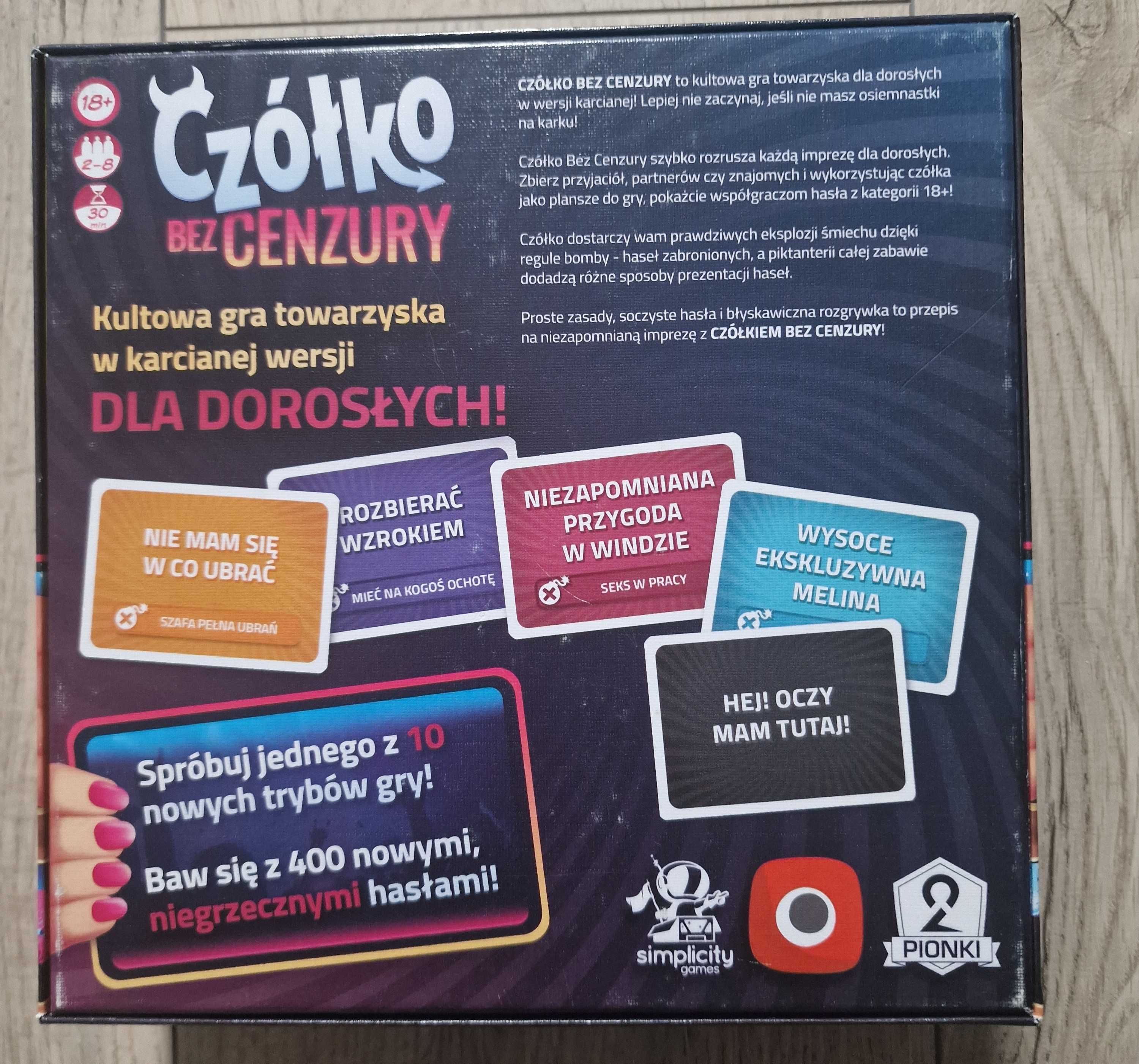 Czółko bez cenzury - pudełko