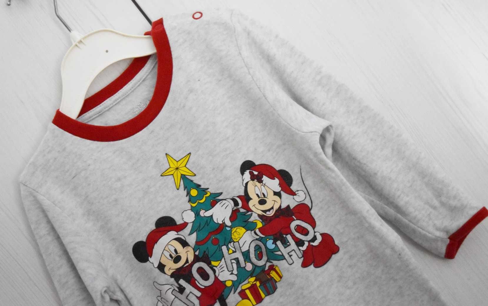 Pajacyk świąteczny body mikołajki Mickey 80 86 Minnie święta gwiazdka