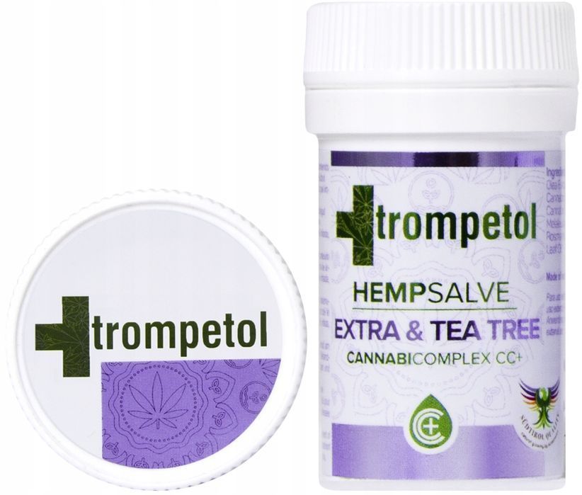 Maść konopna HempSalve EXTRA & TEA TREE - 30ml TROMPETOL